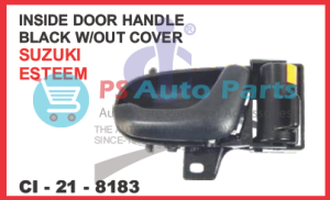 INSIDE DOOR HANDLE BLACK W/OUT COVER SUZUKI ESTEEM