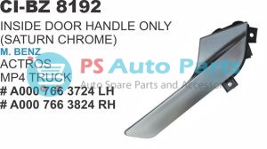 INSIDE DOOR HANDLE ONLY (SATURN CHROME) MBENZ ACTROS MP4 TRUCK