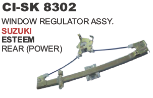 WINDOW REGULATOR ASSY. SUZUKI ESTEEM REAR (POWER)