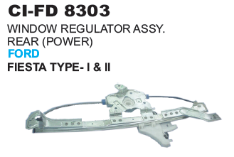 WINDOW REGULATOR ASSY. REAR (POWER) FORD