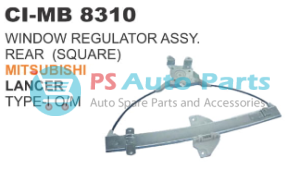 Window Regulator Assy Rear (Square) Lancer T O