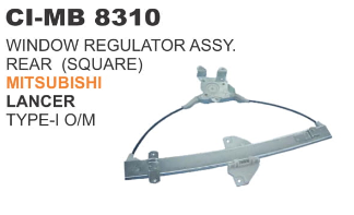 8310.png Window Regulator Assy Rear (Square) Lancer T O