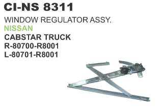 WINDOW REGULATOR ASSY. NISSAN CABSTAR TRUCK