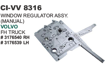 8316.png MANUAL WINDOW REGULATOR ASSY VOLVO FH TRUCK