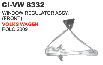 8332.png WINDOW REGULATOR ASSY. (REAR) VOLKS WAGEN POLO 2009
