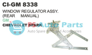 WINDOW REGULATOR ASSY. REAR MANUAL SPARK