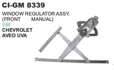 WINDOW REGULATOR ASSY. FRONT MANUAL KALOS