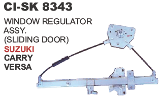 WINDOW REGULATOR ASSY. (SLIDING DOOR ) SUZUKI CARRY 2000 VERSA