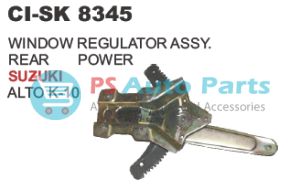 WINDOW REGULATOR ASSY. REAR POWER SUZUKI ALTO K 10