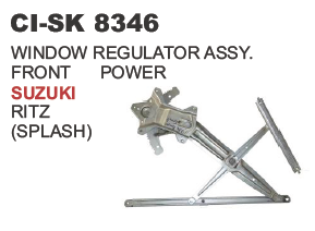 WINDOW REGULATOR ASSY. FRONT POWER SUZUKI RITZ (SPLASH)