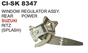 WINDOW REGULATOR ASSY. REAR POWER SUZUKI RITZ (SPLASH)