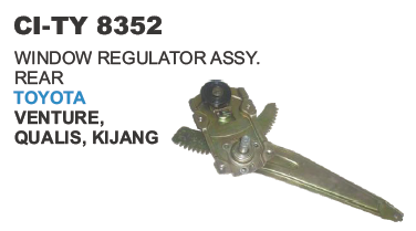 "WINDOW REGULATOR ASSY. REAR TOYOTA VENTURE , QUALIS,KIJANG"