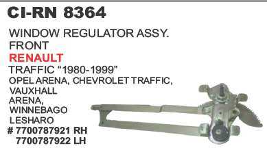 8364.png WINDOW REGULATOR ASSY. FRONT REULT TRAFFIC