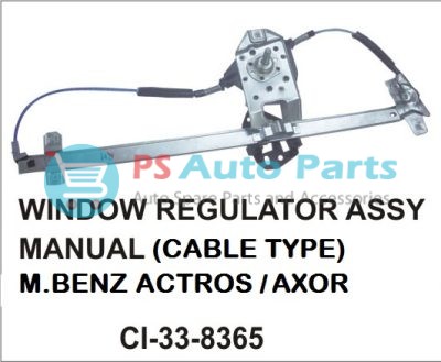 8365.jpg WINDOW REGULATOR ASSY MANUAL CABLE TYPE MBENZ ACTROS/AXOR