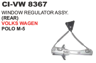 8367.png WINDOW REGULATOR ASSY. (REAR) VOLKS WAGEN POLO M 5
