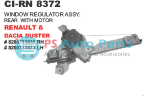 WINDOW REGULATOR ASSY REAR WITH MOTOR RENAULT & DACIA DUSTER