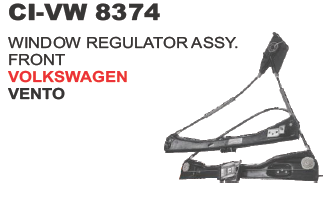 WINDOW REGULATOR ASSY. FRONT VOLKSWAGEN VENTO