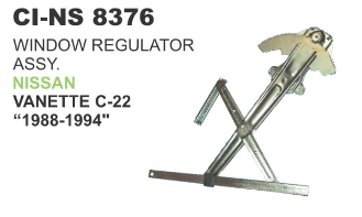 "WINDOW REGULATOR ASSY. NISSAN VANETTE C 22 ""1988 1994"""