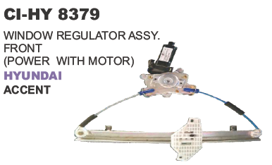 8379.png POWER WINDOW REGULATOR ASSY. FRONT (WITH MOTOR) HYUNDAI ACCENT