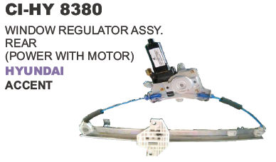 8380.png POWER WINDOW REGULATOR ASSY. REAR (WITH MOTOR) HYUDAI ACCENT