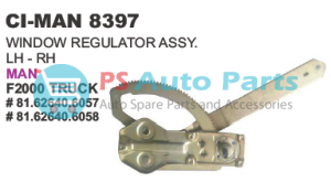 8397.png WINDOW REGULATOR ASSY LH RH MAN F 2000 TRUCK