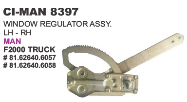 8397.png WINDOW REGULATOR ASSY LH RH MAN F 2000 TRUCK