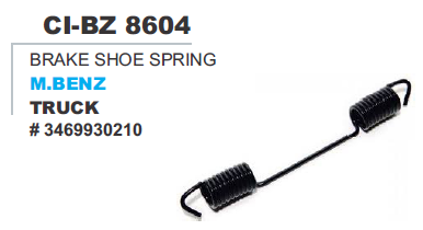 BRAKE SHOE SPRING M BENZ TRUCK