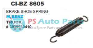 8605.png BRAKE SHOE SPRING M BENZ TRUCK