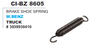 8605.png BRAKE SHOE SPRING M BENZ TRUCK