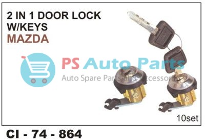 2 IN 1 LOCK SET MAZDA (L+R)