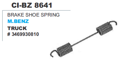 8641.png BRAKE SHOE SPRING M.BENZ TRUCK