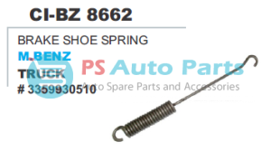 8662.png BRAKE SHOE SPRING M BENZ TRUCK