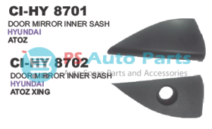 DOOR MIRROR INNER SASH HYUNDAI ATOZ