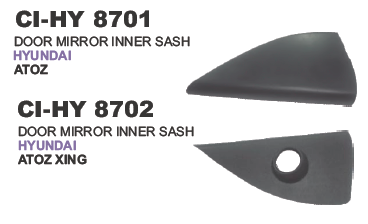 DOOR MIRROR INNER SASH HYUNDAI ATOZ