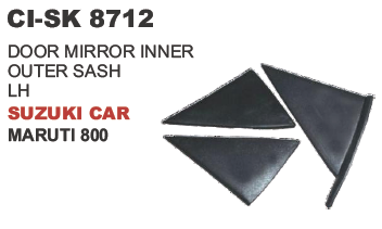 DOOR MIRROR INNER OUTER SASH SUZUKI CAR MARUTI (SET OF 3 PCS)