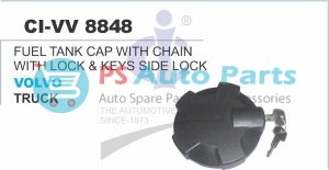 FUEL TANK CAP WITH CHAIN WITH LOCK & KEYS SIDE LOCK VOLVO MAN TRUCK