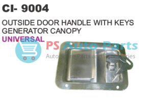 OUTSIDE DOOR HANDLE W/KEY GENERATOR CANOPY UNI