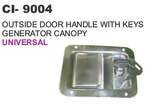 OUTSIDE DOOR HANDLE W/KEY GENERATOR CANOPY UNI