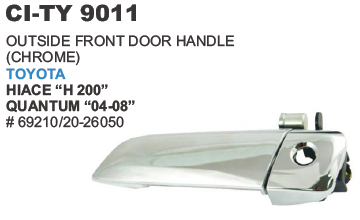 9011.png FRONT DOOR OUTER HANDLE CHROME