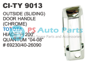 OUTER HANDLE PVC CHROME