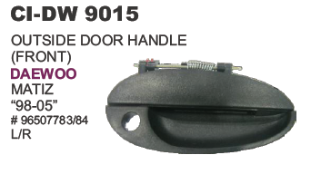 RH OUTSIDE DOOR HANDLE (FRONT)