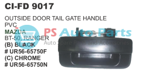 OUTSIDE DOOR TAIL GATE HANDLE PVC MAZDA BT 50