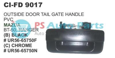 OUTSIDE DOOR TAIL GATE HANDLE PVC MAZDA BT 50