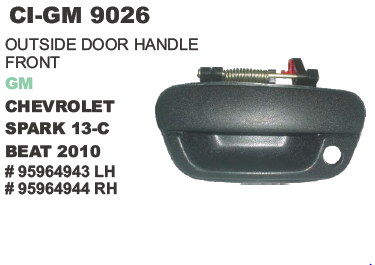 OUTSIDE DOOR HANDLE FRONT GM CHEVROLET BEAT