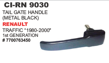 TAIL GATE HANDLE (METAL BLACK) REULT TRAFFIC
