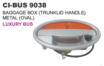 9038.png BAGGAGE BOX (TRUNKLID HANDLE ) METAL (OVAL) LAXURY BUS