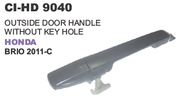 OUTSIDE DOOR HANDLE WITHOUT KEY HOLE HONDA BRIO 2011 C