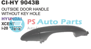 "OUTSIDE DOOR HANDLE WITHOUT KEY HOLE HYUNDAI XCENT , i 20 ""2015"""