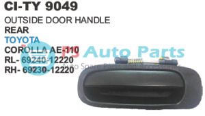 REAR OUTSIDE DOOR HANDLE TY COROLLA AE 110