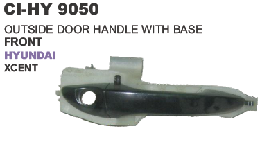 OUTSIDE DOOR HANDLE WITH BASE FRONT HYUNDAI XCENT